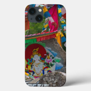 Funda Para iPhone 13 Pintura budista sobre rocas