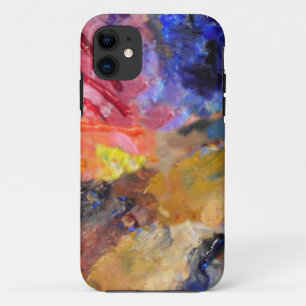 Funda Para iPhone 11 Pintura colorida de la paleta del pintor artista