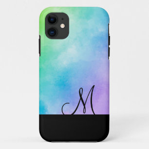 Funda Para iPhone 11 Pintura de acuarela de arcoíris con tot personaliz