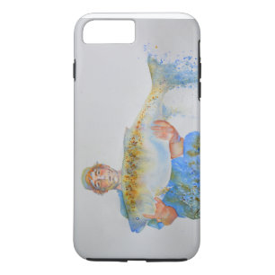 title_seo2 Pintura de acuarela de pescador regalo de pesca pa