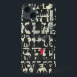 Funda Para iPhone 13 Pintura de alfabeto de Norman Wyatt<br><div class="desc">Si te gusta tomar exámenes de visión,  ¡entonces esta pintura es para ti! La letra del alfabeto inglés se impone unos sobre otros,  casi oscureciéndolos en este cuadro de Norman Wyatt. La letra Y destaca gracias a su coloración rosa.</div>