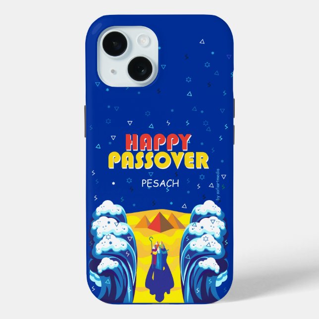 Funda De Case-Mate Para iPhone Pintura de arte pop de la pasión por Moisés e Isra (Reverso )