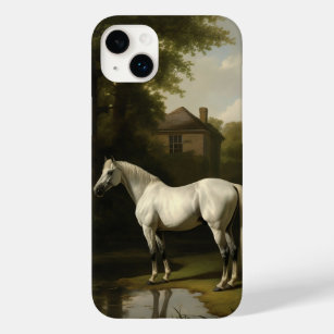 Funda Para iPhone 14 Plus De Case-Mate Pintura de caballo blanco ecuestre vintage