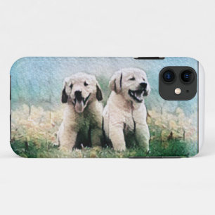 Funda Para iPhone 11 Pintura de cachorro adorable