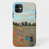 Pintura de campo de adormidera de Claude Monet (18