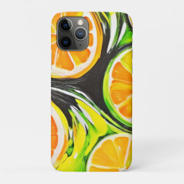 Funda Para iPhone 11 Pro Pintura de cítrico vibrante