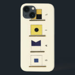 Funda Para iPhone 13 Pintura de cuatro banderas con vela escrita debajo<br><div class="desc">No es una súplica tan sutil para viajar por los mares,  este cuadro presenta cuatro banderas con la palabra "vela" escrita debajo de ellas. ¿Sientes la llamada del océano? Un regalo perfecto para esa persona especial que quieres tomar un crucero contigo.</div>