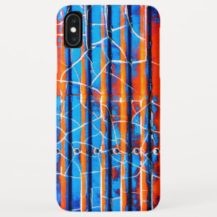 Funda Para iPhone XS Max Pintura de despegado rústico