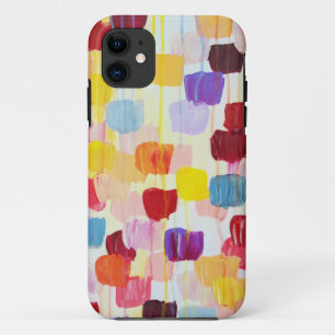 Funda Para iPhone 11 Pintura de flores coloridas lindas