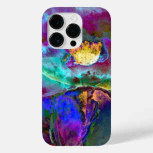 Funda Para iPhone 14 Pro De Case-Mate Pintura de flores elegantes románticas en púrpura