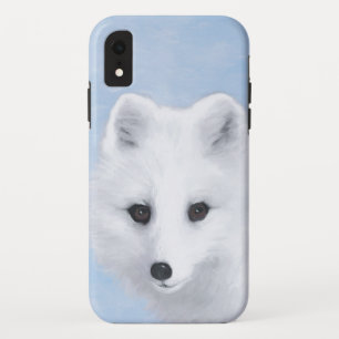 Funda Para iPhone XR Pintura de Fox Ártica - Arte de Vida Silvestre Ori