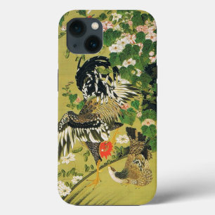 Funda Para iPhone 13 Pintura de Fuyo Soukeizu de Ito Jakuchu