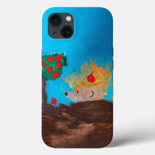 Funda Para iPhone 13 Pintura de hedgehog