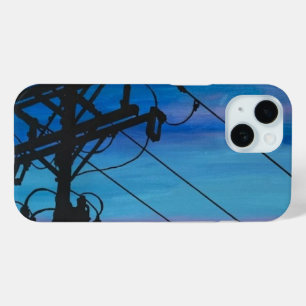 Funda Para iPhone 15 Pintura de 'Hum atardecer' en un
