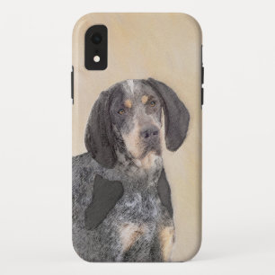 Funda Para iPhone XR Pintura de la cola de Bluetick - Ar de perro origi