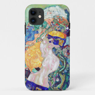Funda Para iPhone 11 Pintura de la cuna del bebé por Gustav Klimt