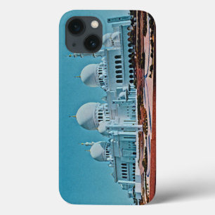 Funda Para iPhone 13 Pintura de la Mezquita Abu Dhabi