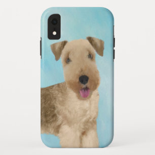 Funda Para iPhone XR Pintura de Lakeland Terrier - Arte de Perro Origin
