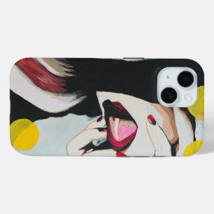 Funda Para iPhone 15 Pintura de ‘lectura de la voluntad’ sobre un