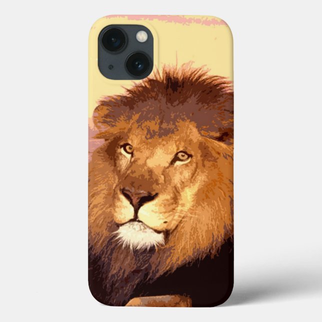 Funda De Case-Mate Para iPhone Pintura de León (Reverso)