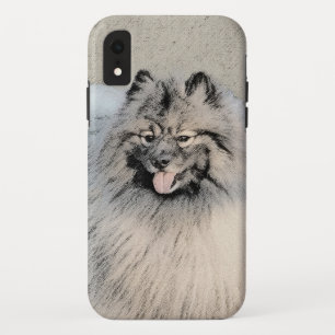 Funda Para iPhone XR Pintura de los hermanos Keeshond - Arte original d
