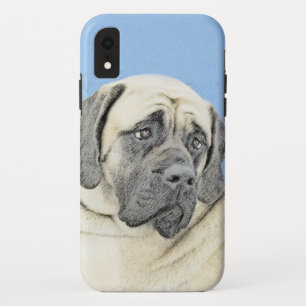 Funda Para iPhone XR Pintura de malvado inglés (Fawn) - Arte de perro o