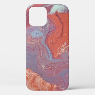 Funda Para iPhone 12 Pintura de martilleo de agua