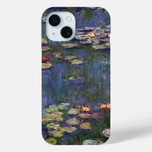 Funda Para iPhone 15 Pintura de nenúfares impresionistas de Claude Mone