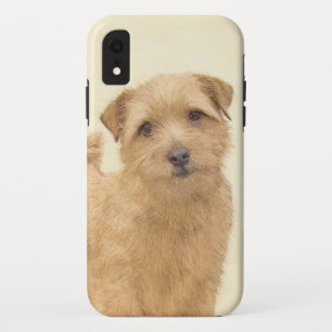 Funda Para iPhone XR Pintura de Norfolk Terrier - Arte Perro Original
