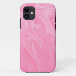 Funda Para iPhone 11 Pintura de ondas rosadas | Mejor arte abstracto mí
