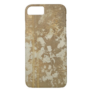 Funda Para iPhone 8/7 Pintura de oro abstracta con especkles plateados