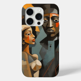 Funda Para iPhone 15 Pro Pintura de pareja desconectada