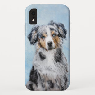 Funda Para iPhone XR Pintura de pastor norteamericano en miniatura - Ar