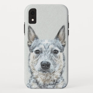 Funda Para iPhone XR Pintura de perro de ganado australiano - Arte orig