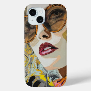 Funda Para iPhone 15 Pintura de "Pina Coladas"