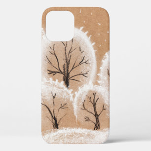 Funda Para iPhone 12 Pintura de pincel. Lienzo artístico. Arte petroler