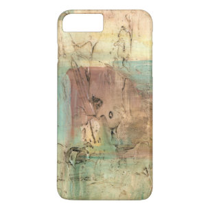Funda Para iPhone 8 Plus/7 Plus Pintura de tono de tierra con superficie rota