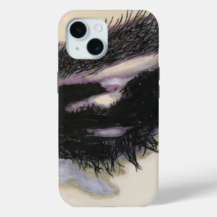 Funda Para iPhone 15 Pintura de 'Un recuerdo en la oscuridad' sobre una