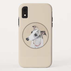 Funda Para iPhone XR Pintura de Whippet - Arte de Perro Original Lindo