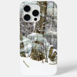 Funda Para iPhone 15 Pro Max Pintura de Winter Watercol