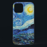 Funda Para iPhone 12 Pintura del Bella Artes nocturno Van Gogh Starry<br><div class="desc">Hermosa funda de la portada de un teléfono Bella Artes del famoso cuadro "La noche estrellada" de Van Gogh. Un regalo perfecto para los amantes del arte. Para más arte fino y diseños vintage de una variedad de productos visite nuestra tienda de Zazzle @The Vintage Art Guru.</div>