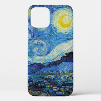 Funda Para iPhone 12 Pintura del Bella Artes nocturno Van Gogh Starry 