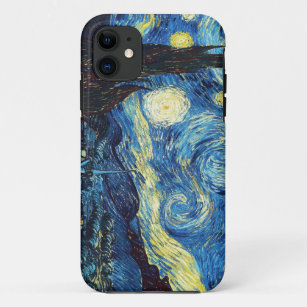 Funda Para iPhone 11 Pintura famosa de Vincent van Gogh de la noche