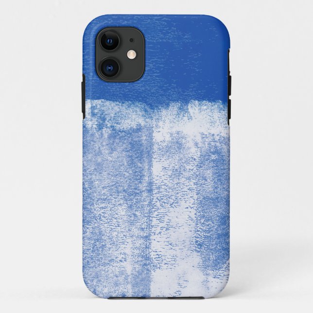 Funda De Case-Mate Para iPhone Pintura laminada azul (Reverso)