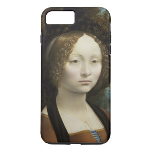 Funda Para iPhone 8 Plus/7 Plus Pintura Leonardo Da Vinci Ginevra De' Benci