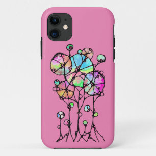 Funda Para iPhone 11 Pintura manual - Resumen del grupo de árbol 1