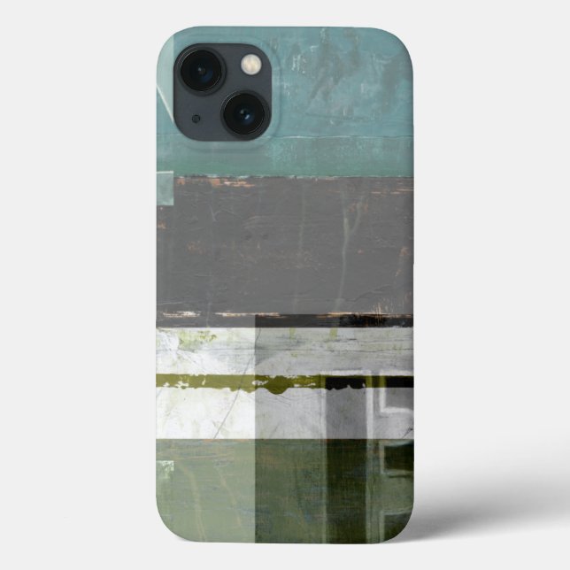 Funda De Case-Mate Para iPhone Pintura moderna con letras variadas (Reverso)