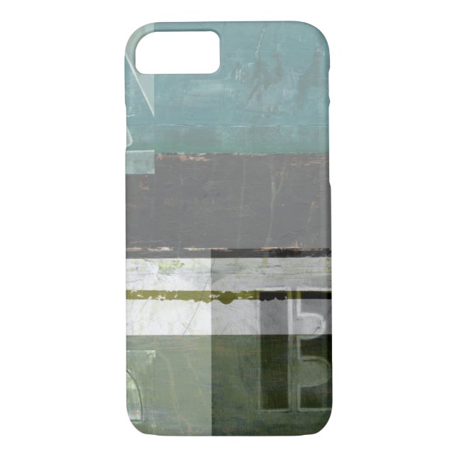 Funda De Case-Mate Para iPhone Pintura moderna con letras variadas (Reverso)