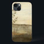 Funda Para iPhone 13 Pintura moderna de aceite de paisajes de atardecer<br><div class="desc">Una pintura al óleo moderna de un paisaje de Jennifer Goldberger. Las hojas se cuelgan por un lado mientras una hermosa puesta de sol descansa en el horizonte. ¡Una impresión increíble que haría una compra increíble!</div>