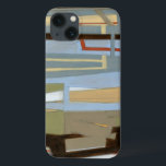 Funda Para iPhone 13 Pintura moderna de libre expresión de Norman Wyatt<br><div class="desc">Moderna pintura de expresión libre de Norman Wyatt Jr,  que presenta líneas entrelazadas que forman estrechos vínculos de color. Perfecto como compra personal o como regalo para alguien que disfruta de pinturas de libre expresión.</div>